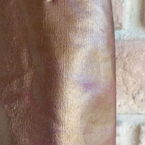 Rules of etiquette copper colored mini skirt. - Picture 11 of 12